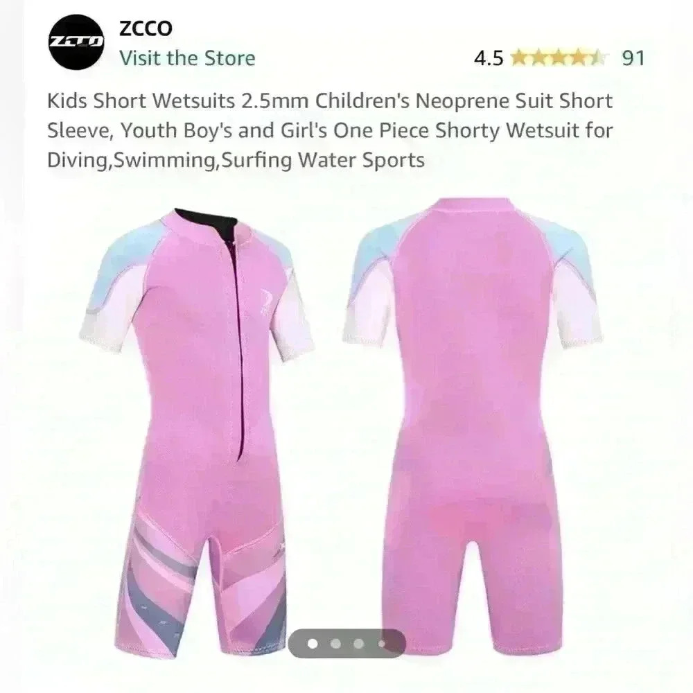 NWT ZCCO Short Sleeve Wetsuit